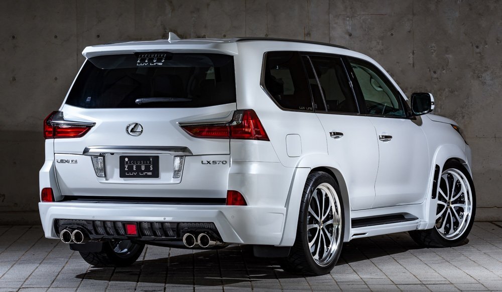 M'z SPEED オーバーフェンダー 未涂裝 FRP レクサス LX570 URJ201W H27.9～R3.12 ボディキット裝著車(chē)