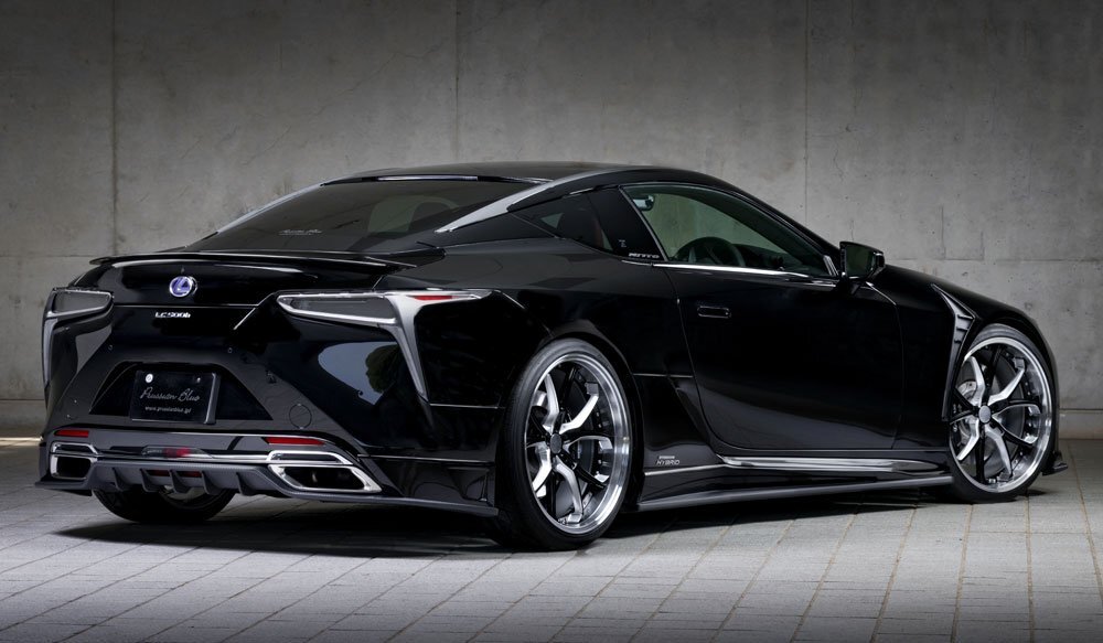 M'z SPEED サイドステップ 未涂裝 FRP レクサス LC500h GWZ100 H29.4～