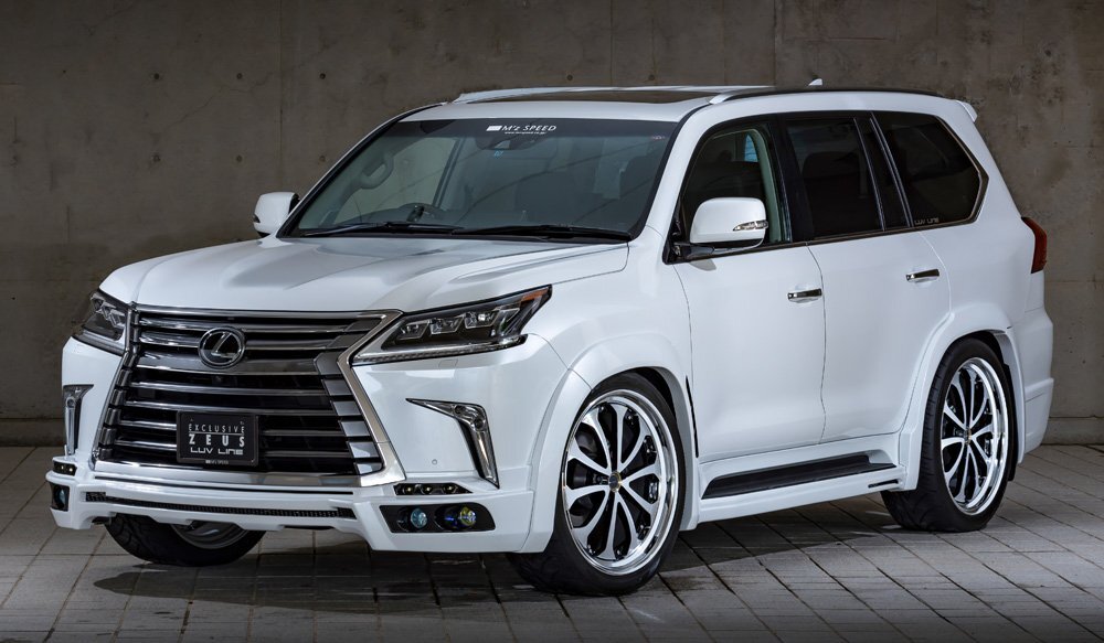 M'z SPEED オーバーフェンダー 未涂裝 FRP レクサス LX570 URJ201W H27.9～R3.12 ボディキット裝著車(chē)