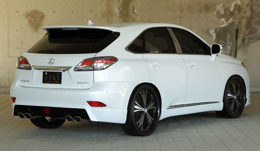 M'z SPEED 4點(diǎn)キット ホワイトパールクリスタルシャイン (077) FRP レクサス RX450h GYL10W GYL15W GYL16W H24.4～H27.9 MC后