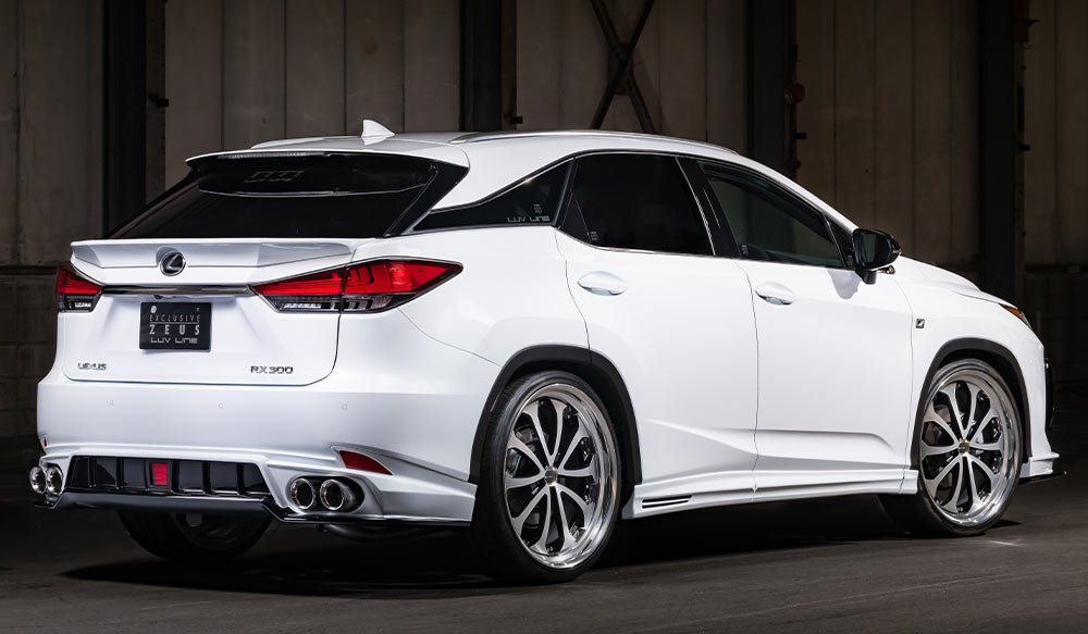 M'z SPEED リアアンダースポイラー 涂り分け涂裝 (083/212) FRP レクサス RX300 AGL20W AGL25W R1.10～ Fスポーツ/バージョンL