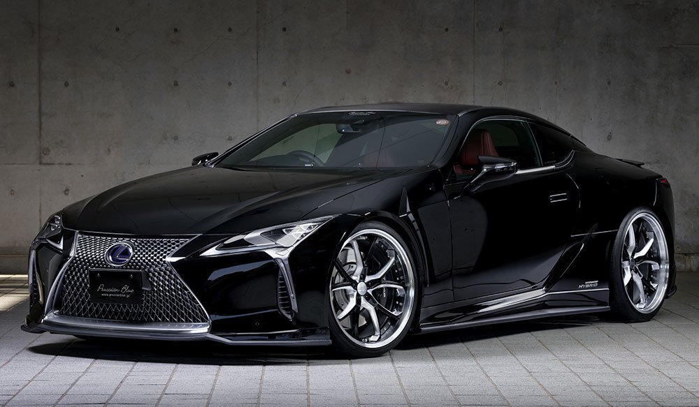 M'z SPEED サイドステップ 未涂裝 FRP レクサス LC500 URZ100 H29.4～
