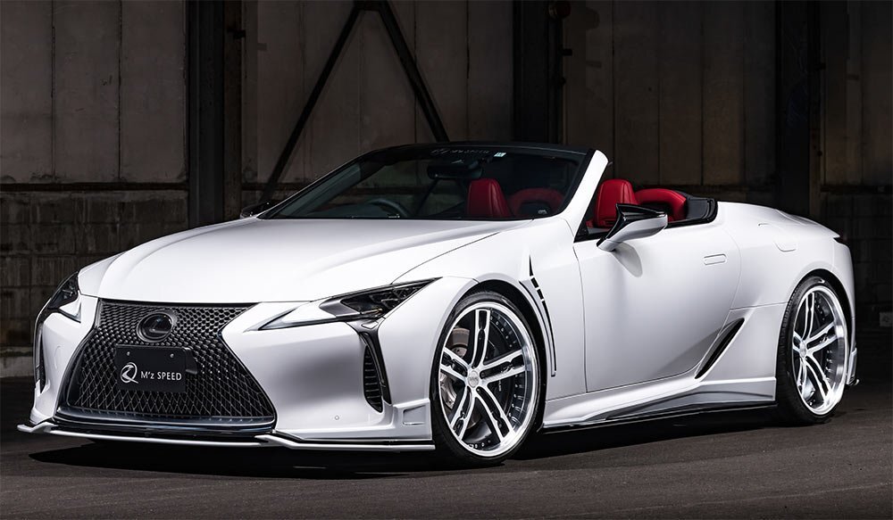 M'z SPEED サイドステップ 未涂裝 FRP レクサス LC500h GWZ100 H29.4～