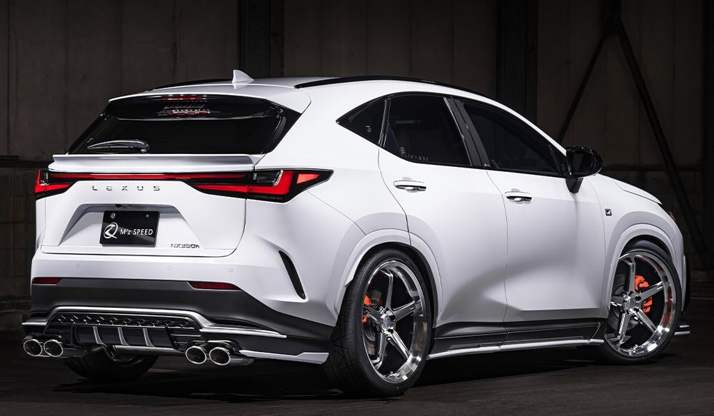 M'z SPEED リアゲートスポイラー ブラック (212) ABS レクサス NX350 TAZA25 R3.11～ Fスポーツ