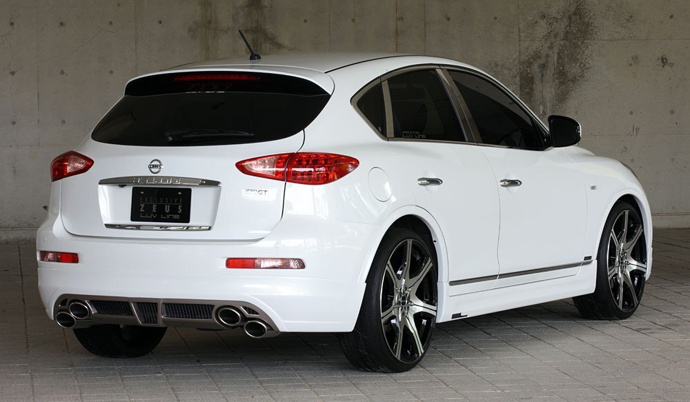 M'z SPEED サイドステップ 未涂裝 FRP スカイラインクロスオーバー J50 NJ50 H21.7～ エアロパッケージ付車除く