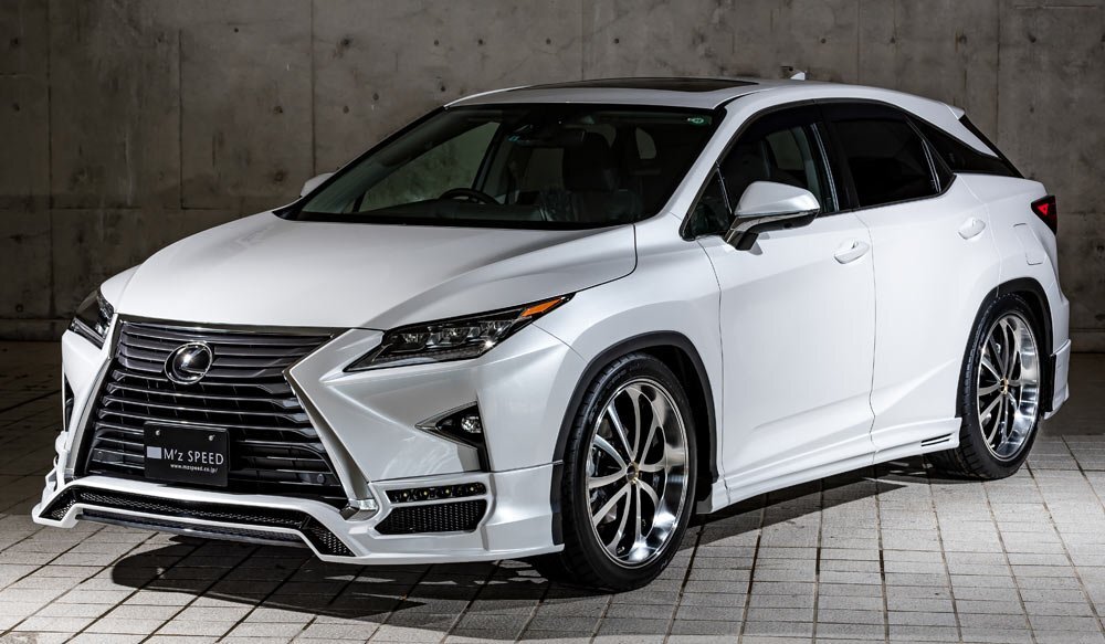 M'z SPEED フロントハーフスポイラー 未涂裝 FRP レクサス RX450h GYL20W GYL25W GYL26W H27.10～R1.9