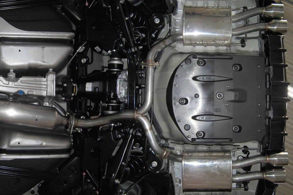 M'z SPEED エキゾーストシステム 左右4本出し (MZ51) クラウン DBA-GRS211 H27.10～H30.5 4GR-FSE アスリート MC后