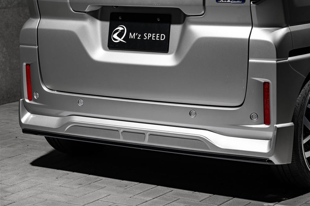 M'z SPEED задний нижний спойлер чисто-белый жемчуг (ZVR) ABS Spacia custom MK54S R5.11~