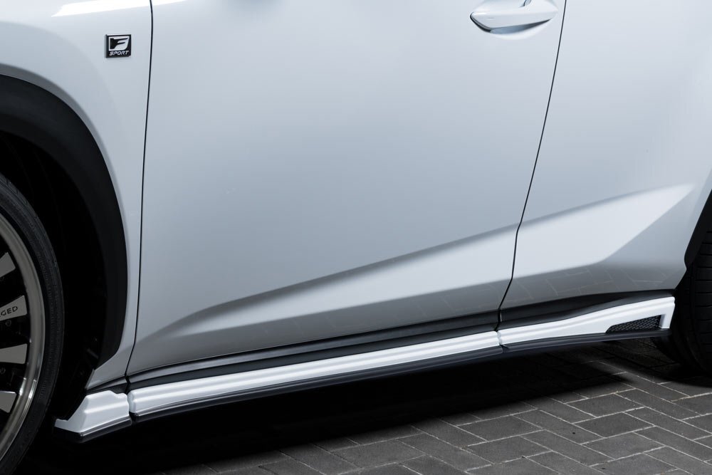 M'z SPEED サイドステップ ブラック (212) FRP レクサス NX300 AGZ10 AGZ15 H29.9～R3.10