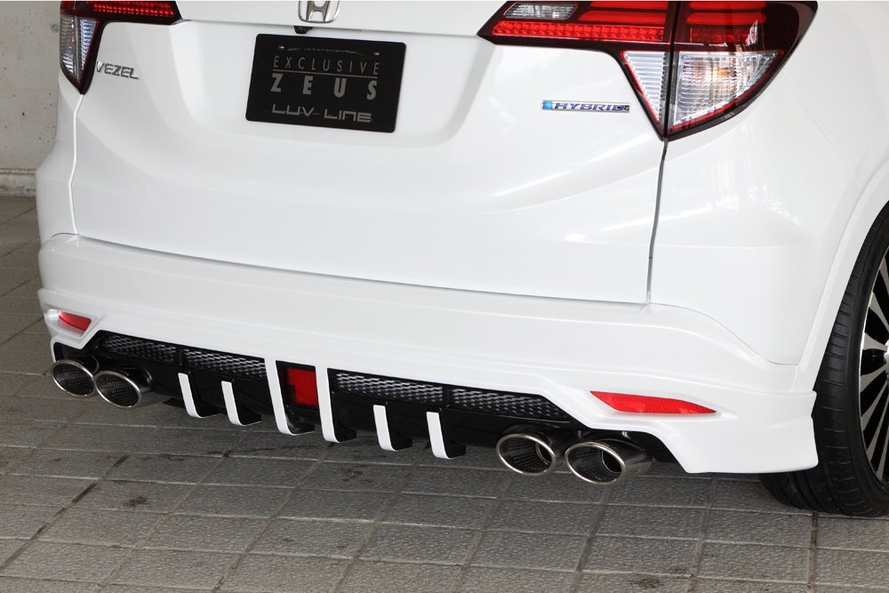 M'z SPEED エキゾーストシステム (MZ69) チタン ヴェゼル DAA-RU4 H25.12～H30.1 LEB-H1