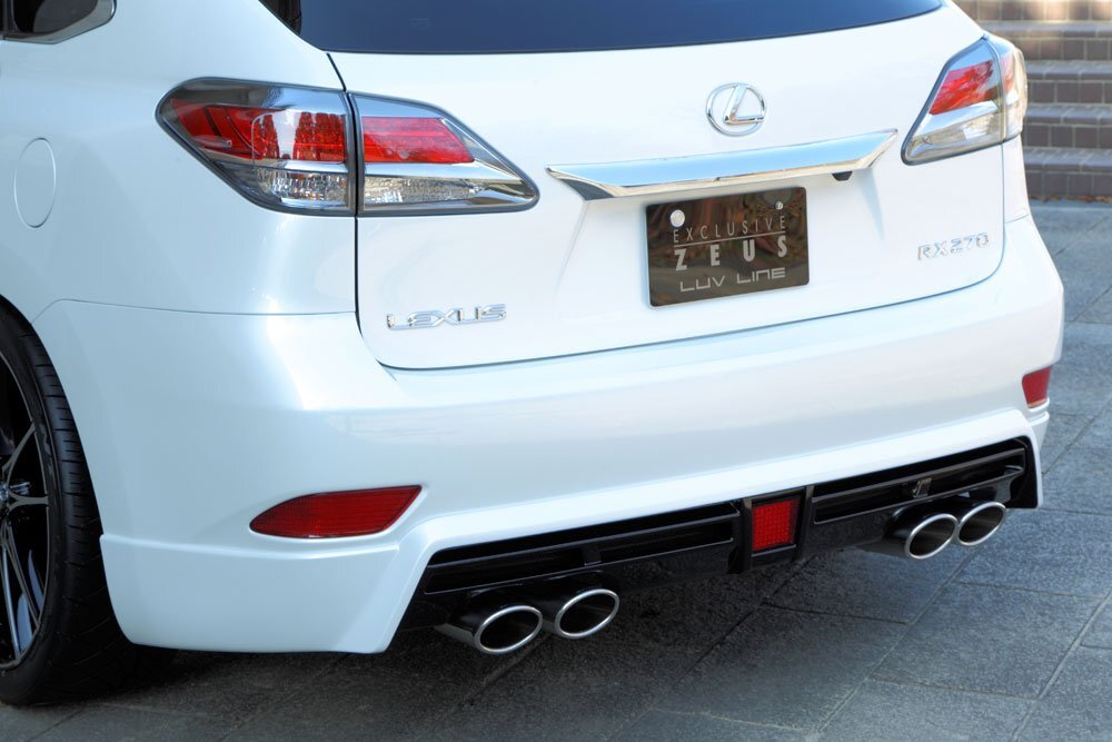 M'z SPEED 4點(diǎn)キット ホワイトパールクリスタルシャイン (077) FRP レクサス RX450h GYL10W GYL15W GYL16W H24.4～H27.9 MC后
