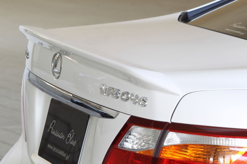 M'z SPEED トランクスポイラー 未涂裝 FRP レクサス LS600hL UVF46 H21.9～H24.9 中期