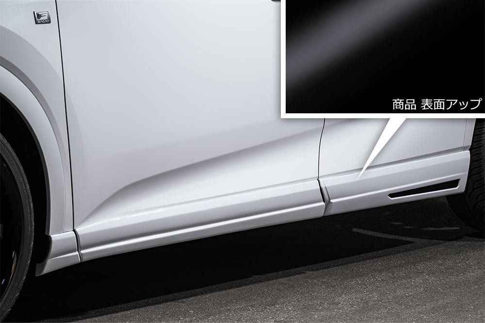 M'z SPEED サイドステップ ピアノブラック ABS(表面アクリル) レクサス RX500h TALH17 R4.11～ Fスポーツ