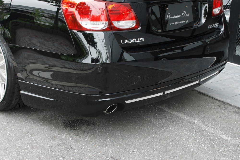 M'z SPEED リアアンダースポイラー 未涂裝 FRP レクサス GS460 URS190 H19.10～H23.12 MC后