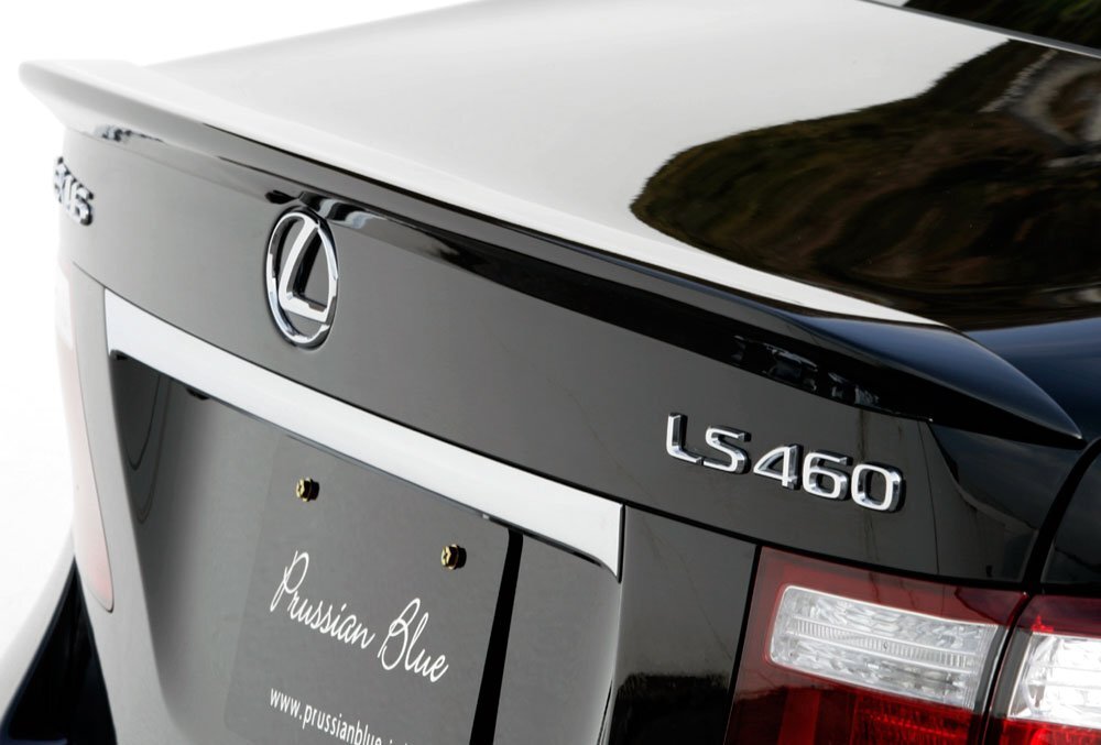 M'z SPEED トランクスポイラー 未涂裝 FRP レクサス LS600hL UVF46 H18.9～H21.9 MC前