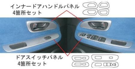  Hasepro magical искусство кожа внутренний ручка двери panel Impreza GDB 2004/6~2007/5