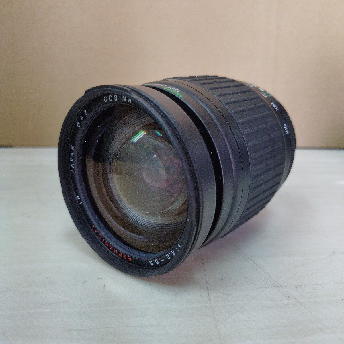 COSINA 28 - 210mm MC 1:4.2-6.5 ASPHERICAL IF Φ67 コシナ カメラレンズ ニコン用 未確認(rèn) LENS 2708