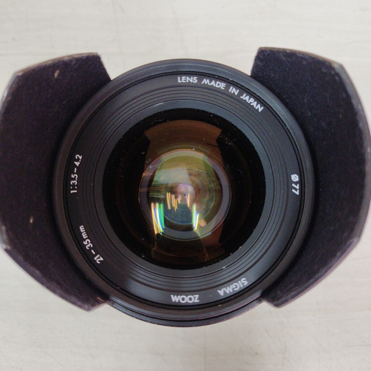 SIGMA ZOOM 21 - 35mm 1:3.5-4.2 Φ77 シグマ カメラレンズ ソニー、ミノルタ用 未確認 LENS 2692_画像6