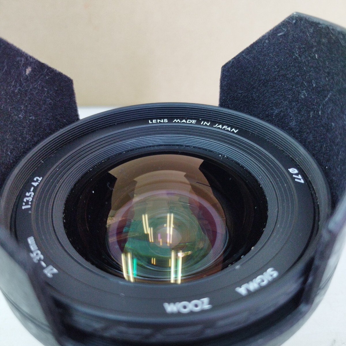 SIGMA ZOOM 21 - 35mm 1:3.5-4.2 Φ77 シグマ カメラレンズ ソニー、ミノルタ用 未確認 LENS 2692_画像7