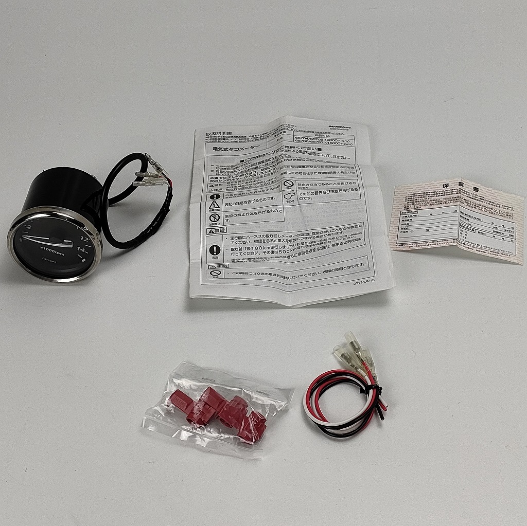  Daytona электрический тахометр 15000rpm φ60 LED/ черный P 65707