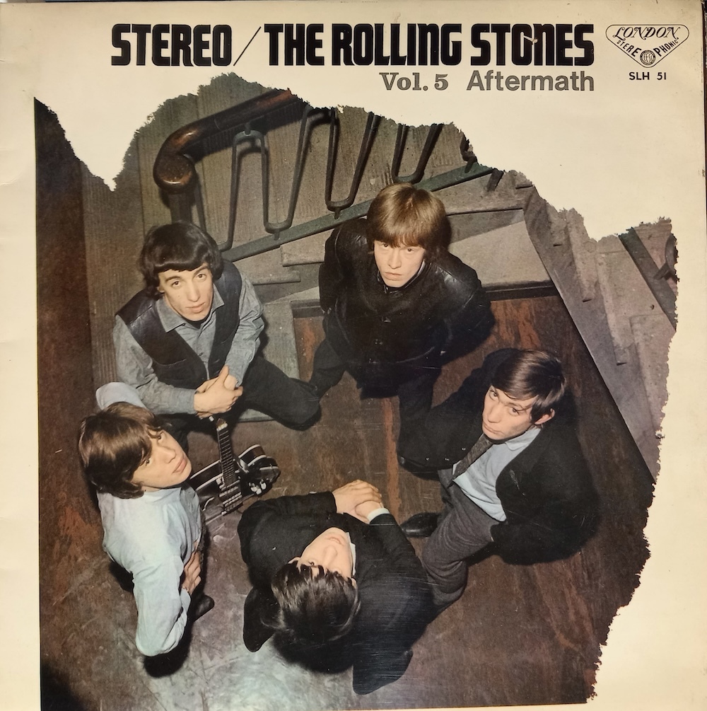! редкость LP винт jacket Rolling Stones Vol. 5 Aftermath более волна KING SLH 51 записано в Японии LONDON low кольцо * Stone z after форель 