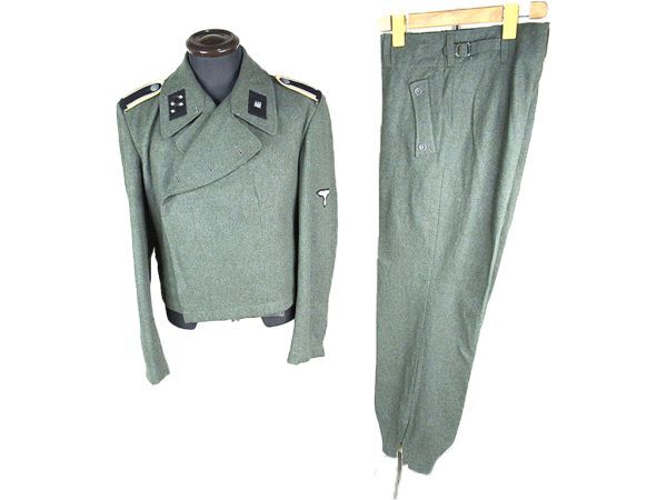 第二次大戦中フェイク　ドイツ軍親衛(wèi)隊(duì)　突撃砲兵服上下