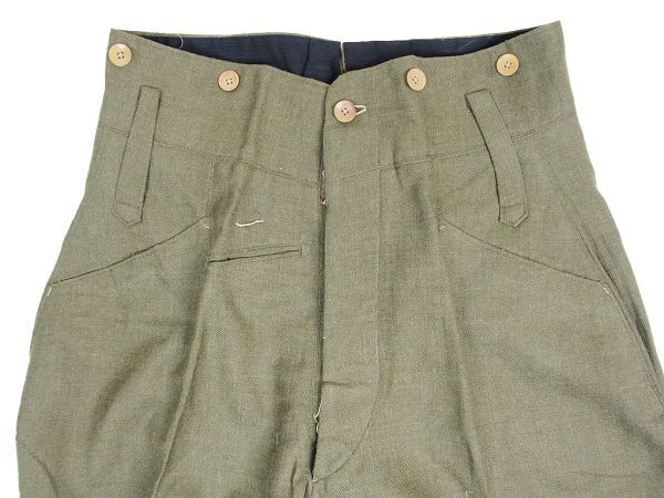 第二次大戦中実物 帝国陸軍将校夏用 短袴 乗馬ズボン サイズ大