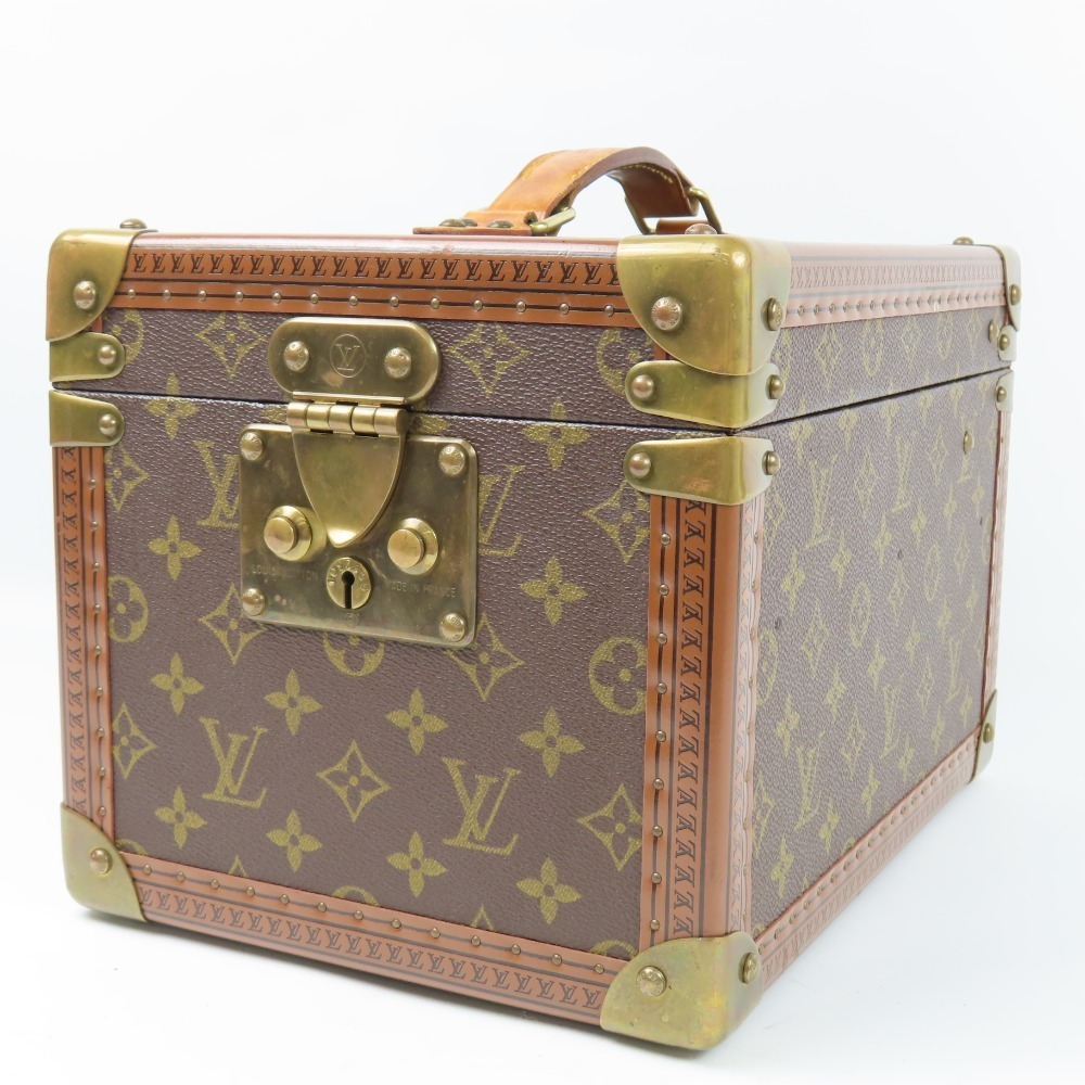 200067★1円スタート★L(fēng)OUIS VUITTON ヴィトン 綺麗 ボワット フラコン バニティ メイクボックス ヴィンテージ モノグラム ハンドバッグ