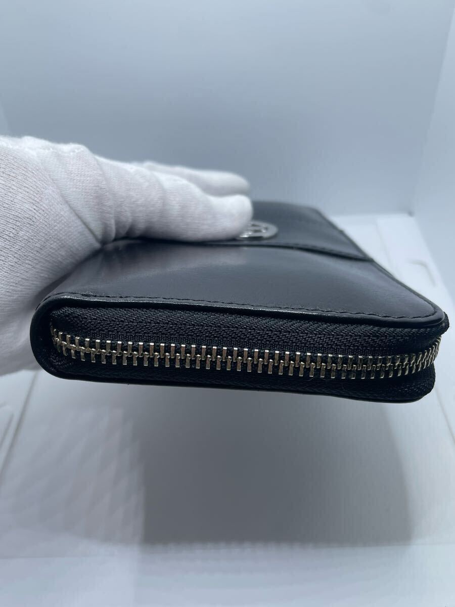 【美品】TORY BURCH トリーバーチ ラウンドファスナー 長財布 ブラック 黒 レディース 