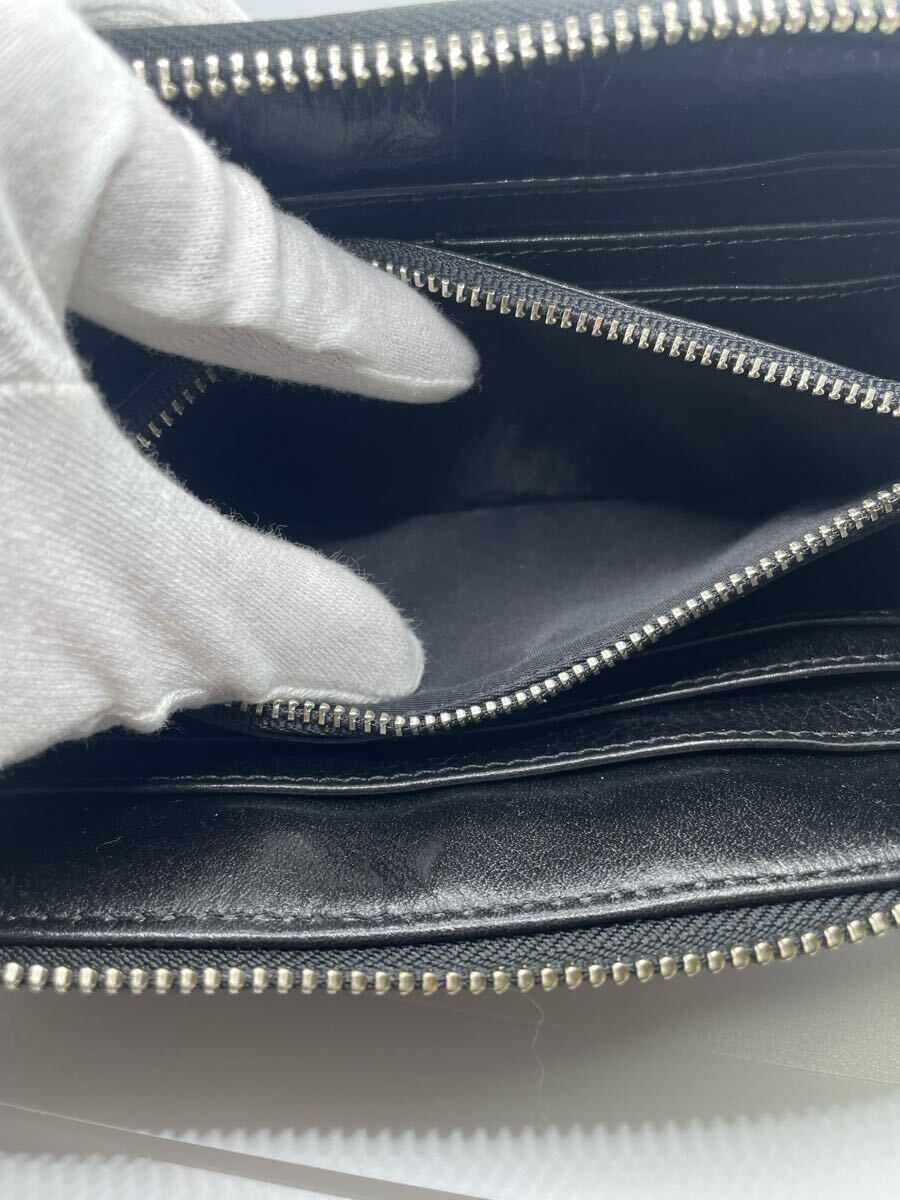 【美品】TORY BURCH トリーバーチ ラウンドファスナー 長財布 ブラック 黒 レディース 