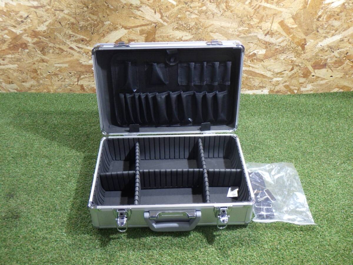 TRUSCO アルミケース シルバー 片開き TAC11 トランク 作業(yè)工具 パーツケース 工具箱 ツールバッグ 収納 未使用品 250607