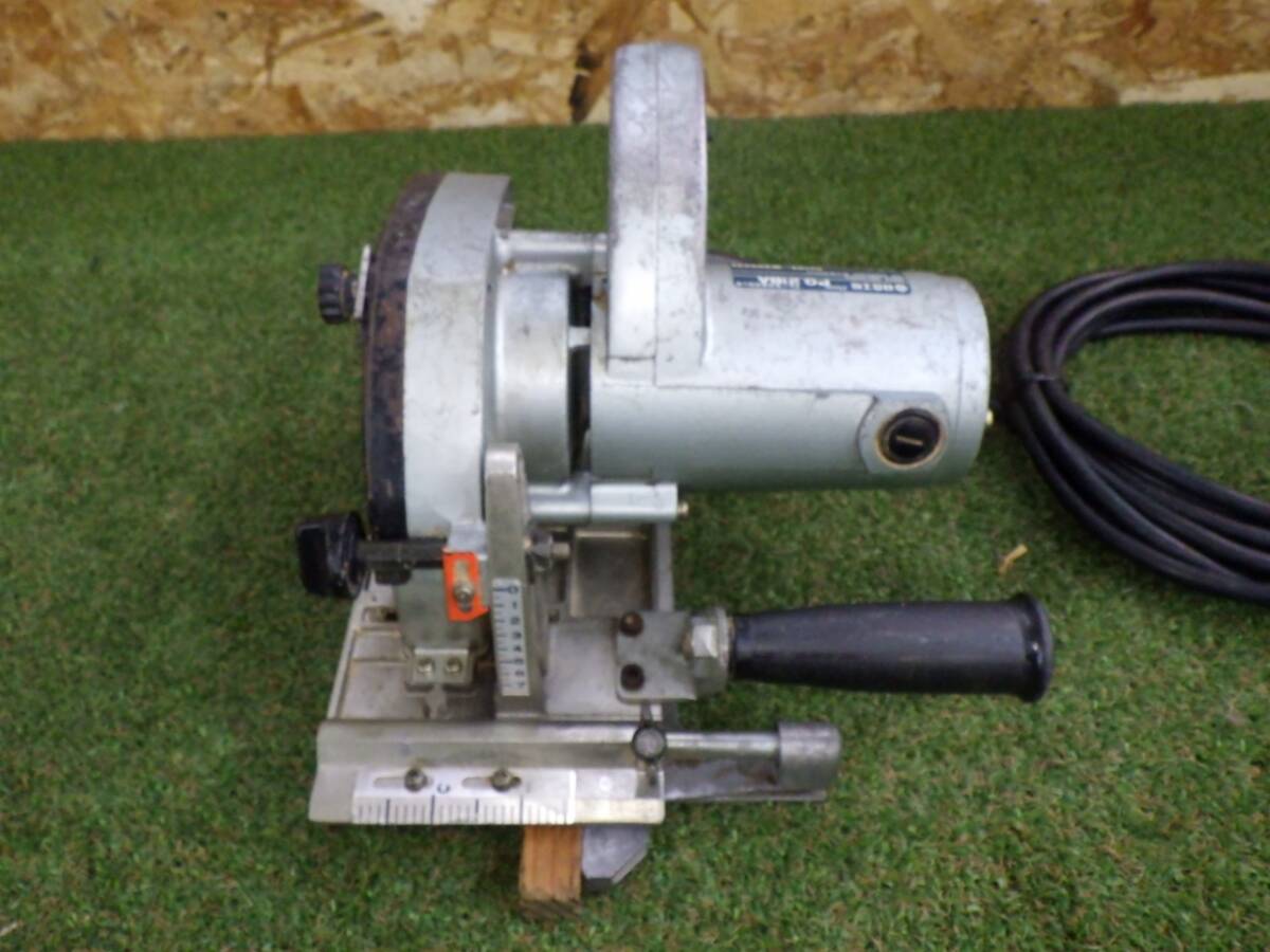 日立 PG21BA ブレーキ付 電動工具 大工道具 小穴カッタ 溝切 ミゾキリ 丸のこ 木工用 (100サイズ発送) 250613