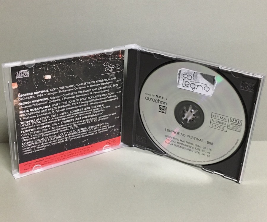 CD［Leningrad Festival 1988］輸入盤 Col Legno_画像3