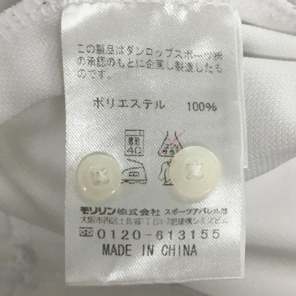 スリクソン 長袖ポロシャツ 白 ロゴ刺しゅう ボタンダウン メンズ L ゴルフウェア SRIXON_画像4