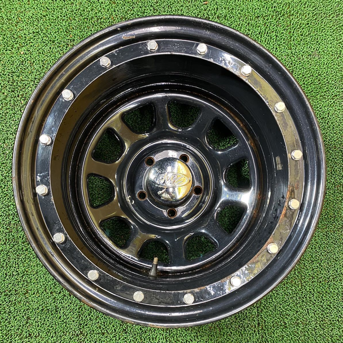 * редкий глубокий обод 16 дюймовый стальное колесо AWC [16×10.0J -38 PCD:114.3×5H диаметр втулки :82mm]*5 шт. комплект 