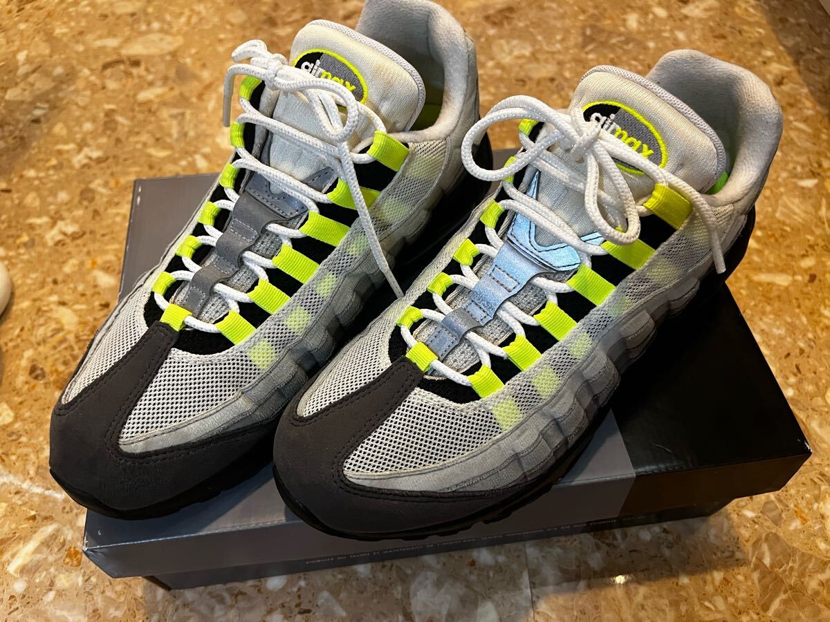 超特価激安 AIR NIKE MAX エアマックス95 27cm 2018年 イエローグラデ OG 95 靴