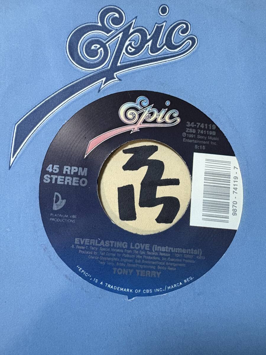 1991 TONY TERRY EVERLASTING LOVE VOCAL/INST новый товар 