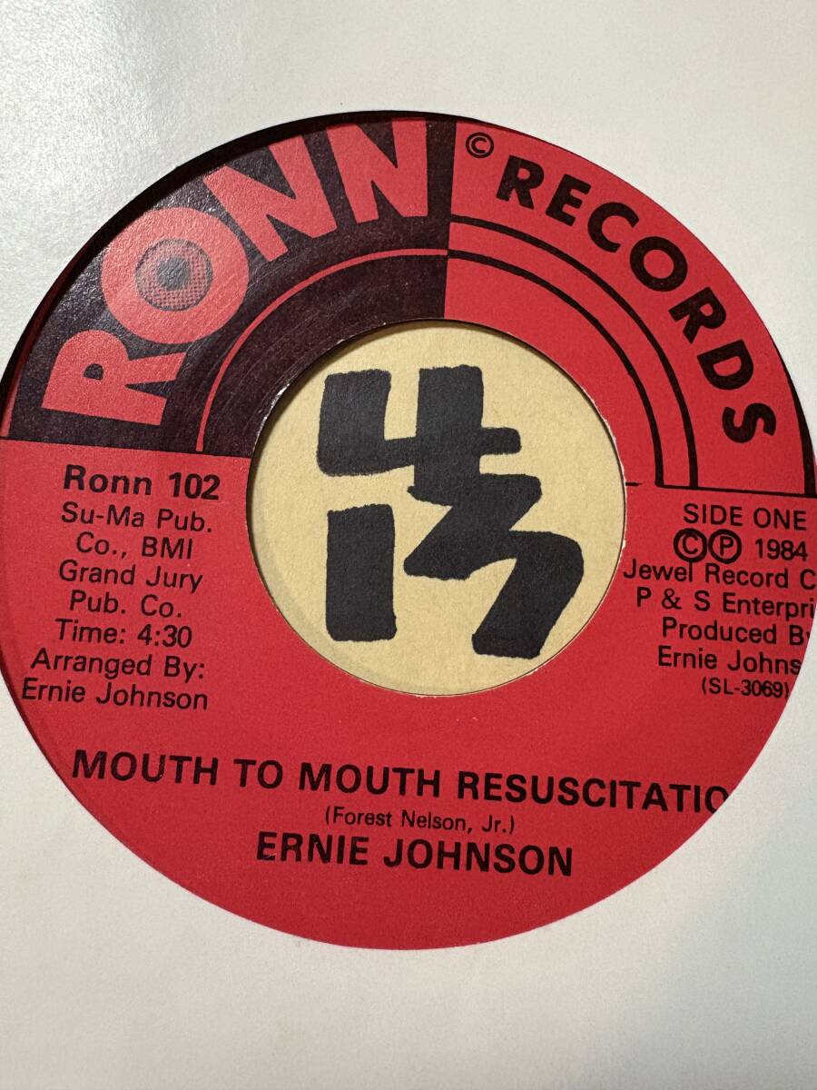 試聴 1984 オールド?スクール?ファンク ERNIE JOHNSON MOUTH TO MOUTH RESUSCITATION 新品 