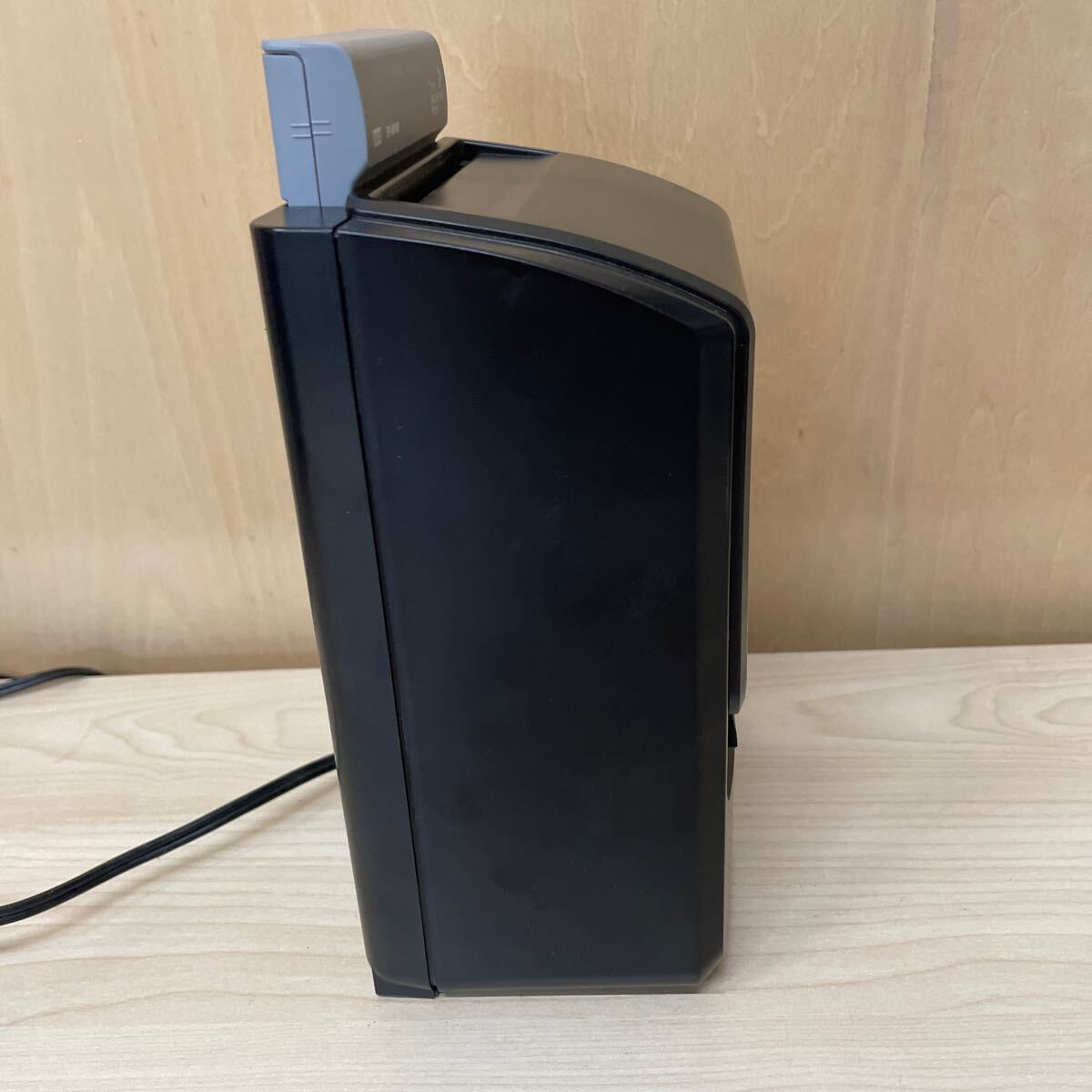 訳アリ　MAX マックス タイムレコーダー ER-110SUW タイムカード 店舗用品　電波時(shí)計(jì)　ブラック