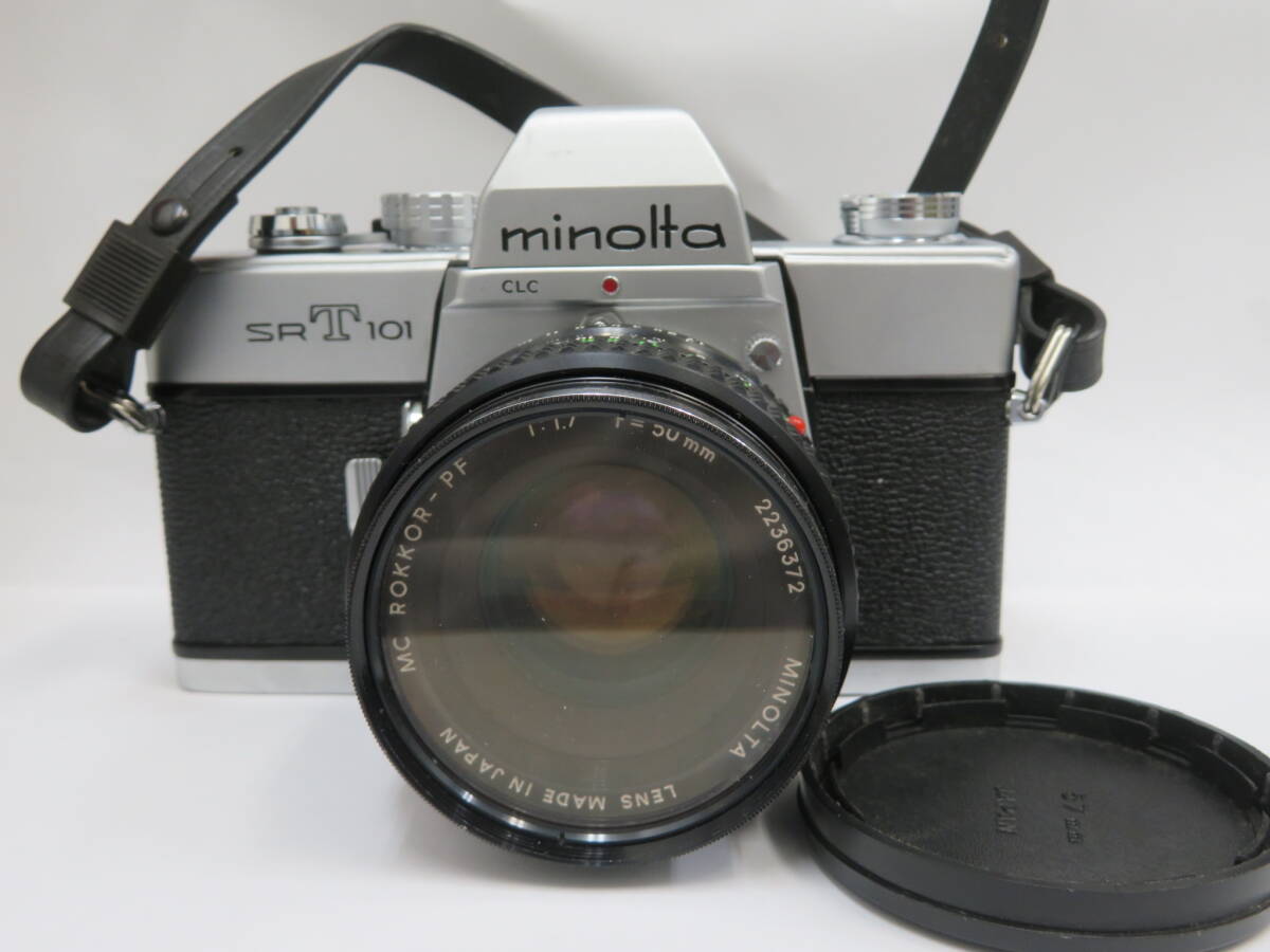■□87407 MINOLTA ミノルタ SRT101 MC ROKKOR-PF F1.7 50mm□■