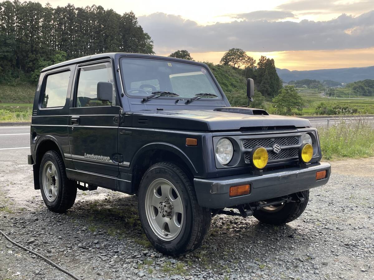 福島 希少 平成7年式 スズキ ジムニー ノーマル JA11 ランドベンチャー 5型 最終型 限定車 4WD マニュアル 下取り車両交換可能