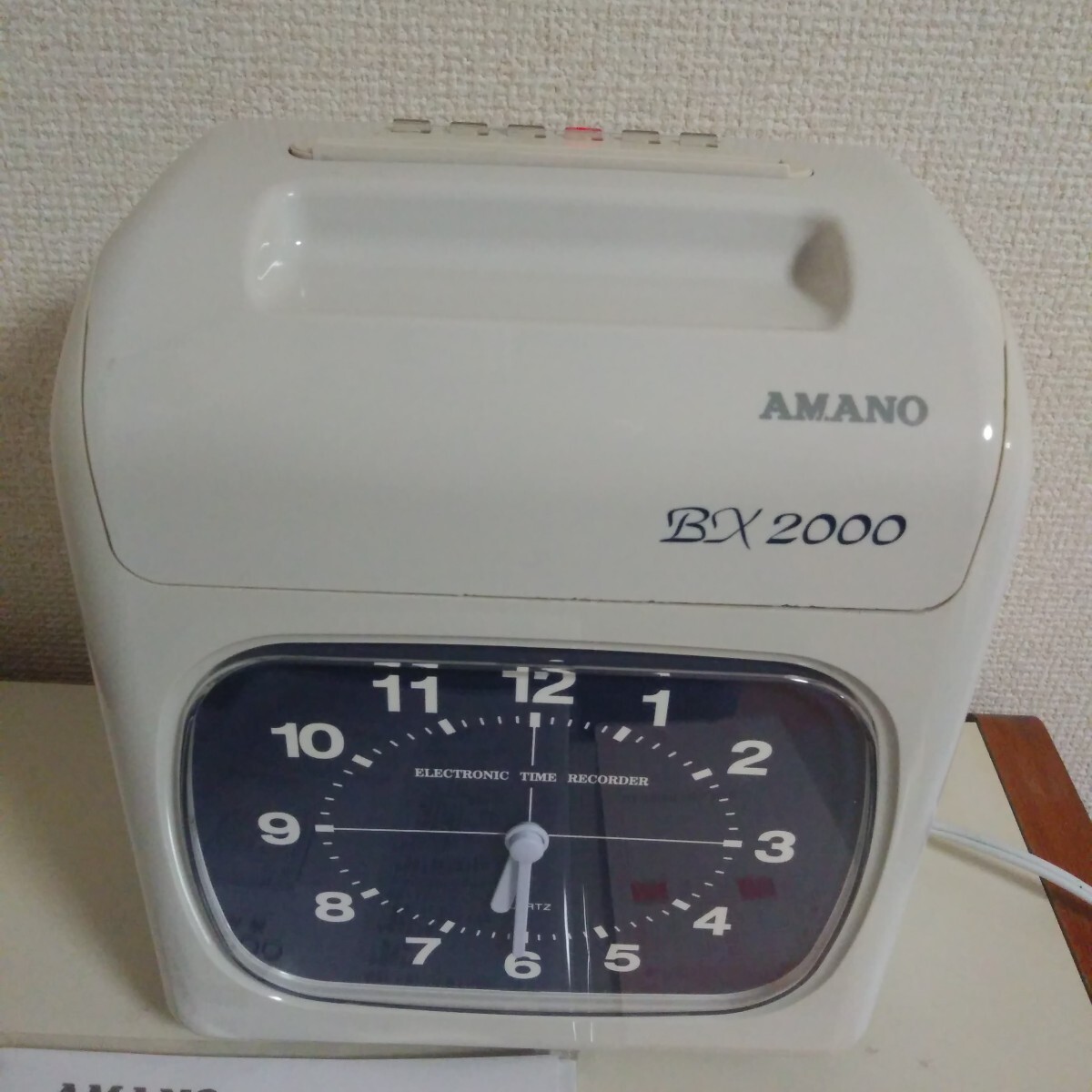アマノ***タイムレコーダーBX-2000「2」整備済みリボン交換