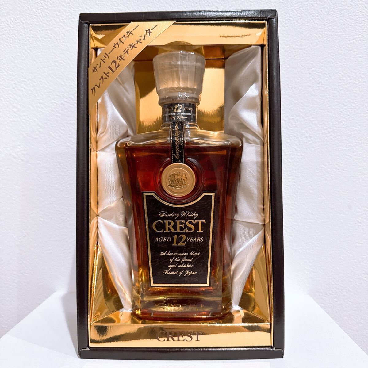  нераспечатанный ( редкий * старый sake ) Suntory k rest 12 год SUNTORY CREST старый sake виски декантер с коробкой 