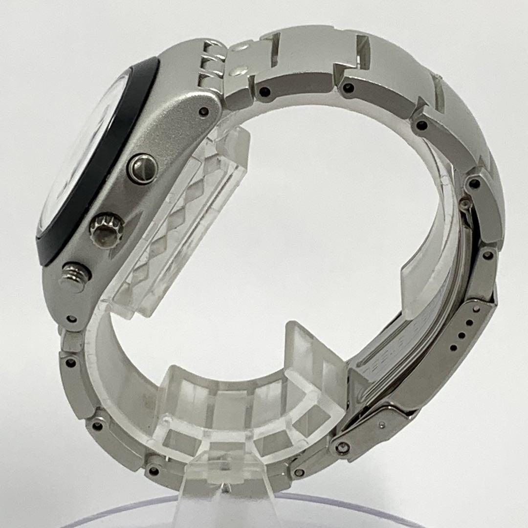 180 稼働品 電池交換済 Swatch IRONY スウォッチ アイロニー SWISS レディース 腕時計 デイト クロノグラフ ストップウォッチ付 人気 希少 