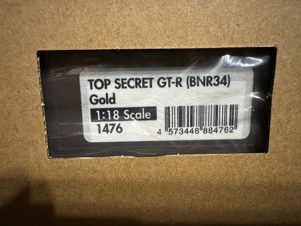 [ новый товар ] 1/18 IG1476 TOP SECRET GT-R BNR34 Gold зажигание модель ignition model NISSAN SKYLINE R34 верх Secret NISMO