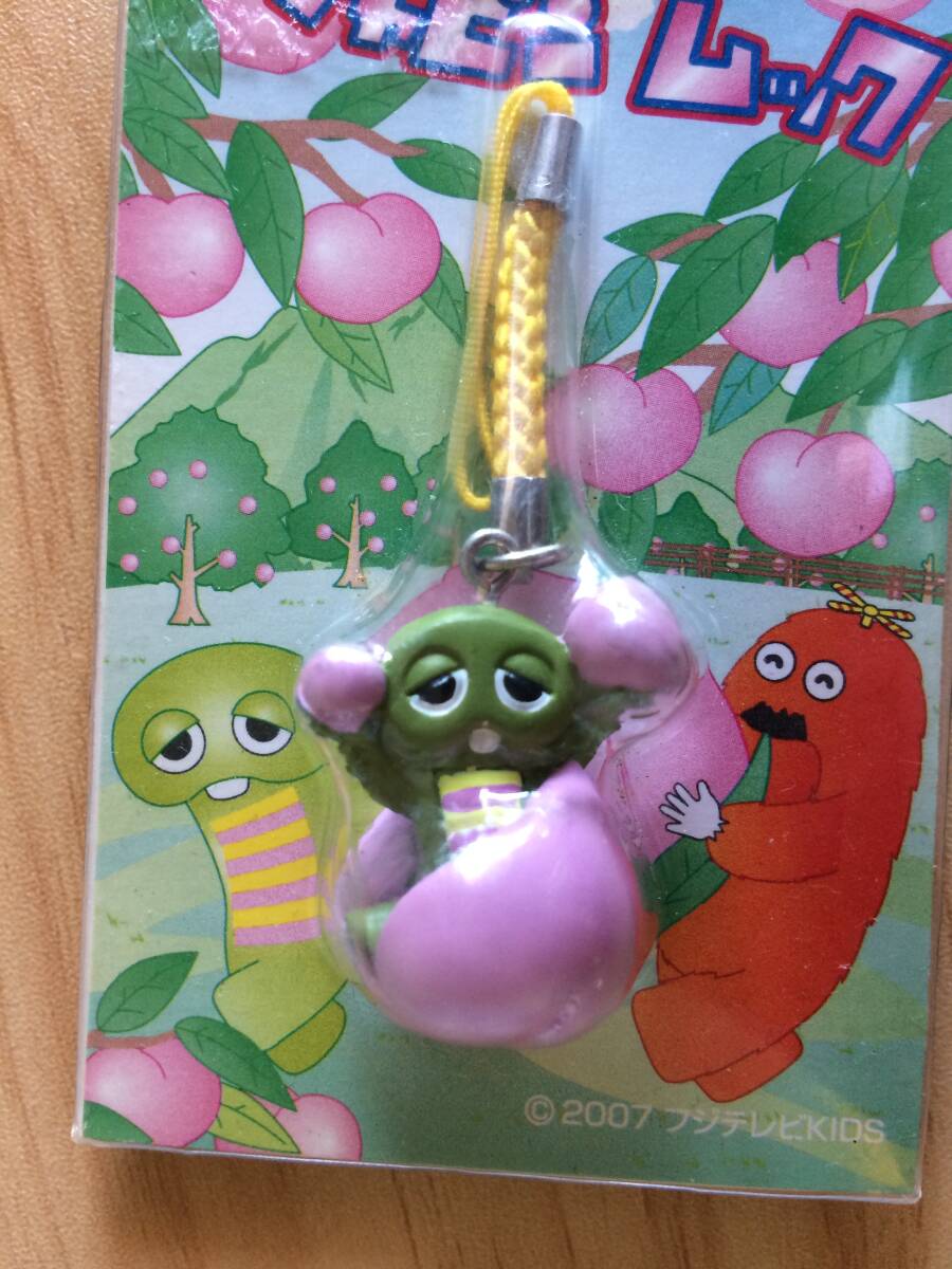 ガチャピンムック　ももストラップ（山梨）　未開封　地域限定商品　ガチャピンバージョン?送料140円（定形外/補償無）桃　フジテレビ　
