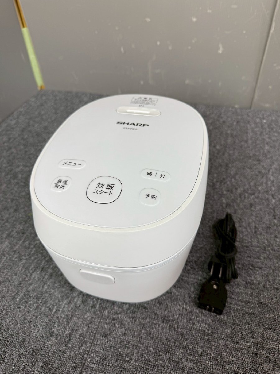 KA050520 SHARP シャープ IHジャー炊飯器 KS-HF05B-W 2020年 ホワイトカラー 3合炊き 炊飯器 動作確認(rèn)済み
