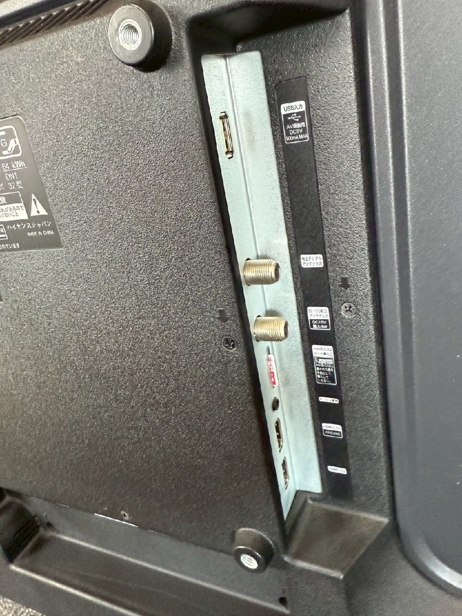 GA060286 Hisense ハイセンス 液晶テレビ 32BK1 32V型 2019年制 スマートテレビ リモコン, miniB-CAS付 動(dòng)作品