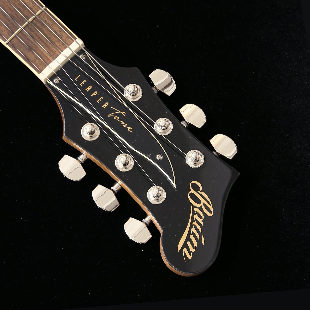  бесплатная доставка новый товар Baum Guitars bow m гитара электрогитара Leaper Tone with Tremolo Pure Black semi ako с футляром тремоло 