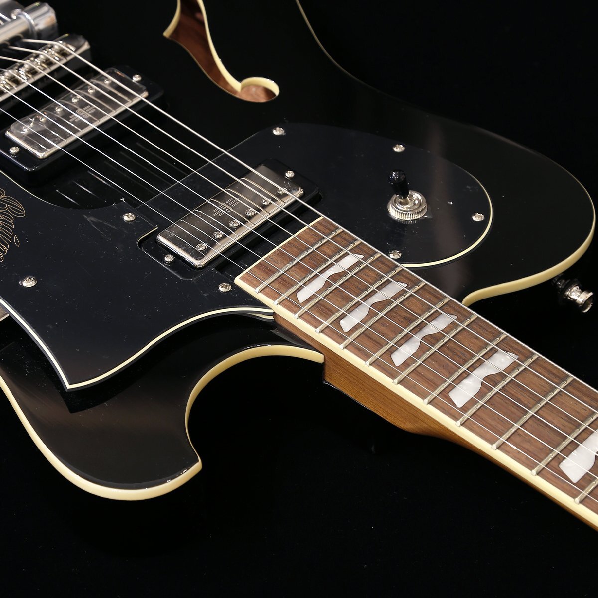  бесплатная доставка новый товар Baum Guitars bow m гитара электрогитара Leaper Tone with Tremolo Pure Black semi ako с футляром тремоло 